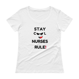 Ladies' Stay Cool Nurses Rule Scoopneck T-Shirt